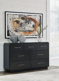 Rowanbeck - Black - Dresser Signature Design by Ashley® 