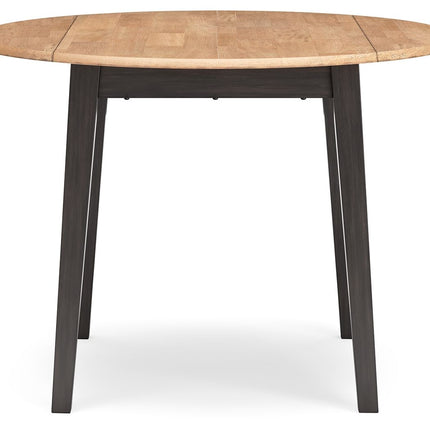 Gesthaven - Round Dining Room Drop Leaf Table Signature Design by Ashley® 