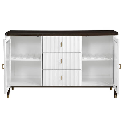 Carena - Server - White & Brown Finish ACME 