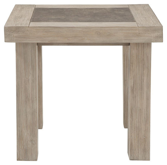 Hennington - Light Brown - Rectangular End Table Signature Design by Ashley® 