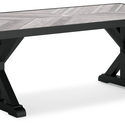 Beachcroft - Rect Dining Table W/Umb Opt Ashley Furniture 