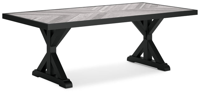 Beachcroft - Rect Dining Table W/Umb Opt Ashley Furniture 