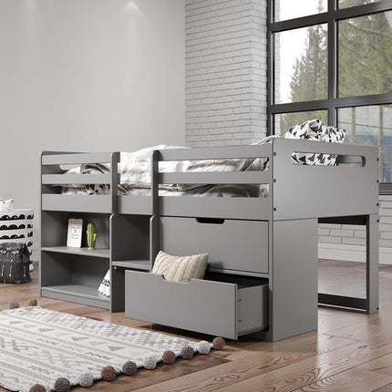 Fabiana - Twin Loft Bed - Gray Finish ACME 