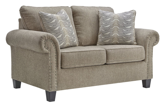 Shewsbury - Pewter - Loveseat Ashley Furniture 