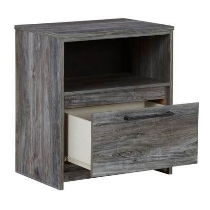 Baystorm - Gray - One Drawer Night Stand Ashley Furniture 