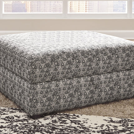 Kellway - Bisque - Ottoman With Storage Ashley Furniture 