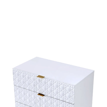 Maisey II - Dresser - White & Gold ACME 