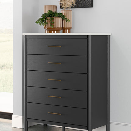 Cadmori - Five Drawer Wide Chest Signature Design by Ashley® 