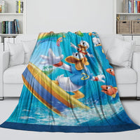 Donald Duck Blanket Flannel Fleece Throw Room Decoration