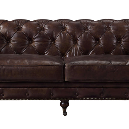 Aberdeen - Sofa - Vintage Brown Top Grain Leather ACME 