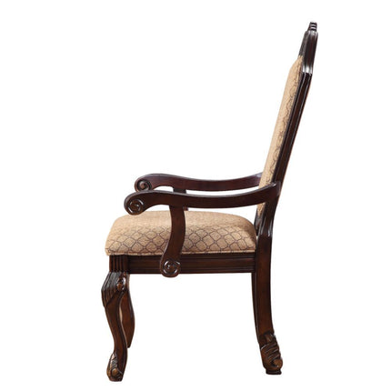 Chateau De Ville - Chair (2 Piece) - Fabric & Espresso ACME 