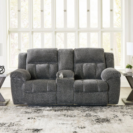 Frohn - Dbl Reclining Loveseat With Console Signature Design by Ashley® 