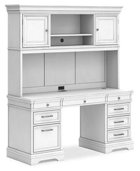 Thumbnail for Kanwyn - Whitewash - Credenza With Hutch - Tony's Home Furnishings