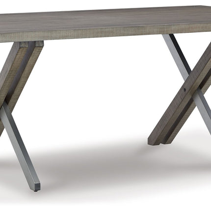 Krystanza - Weathered Gray - Rectangular Dining Room Table Millennium® by Ashley 