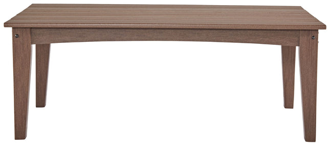 Emmeline - Brown - Rectangular Cocktail Table Signature Design by Ashley® 