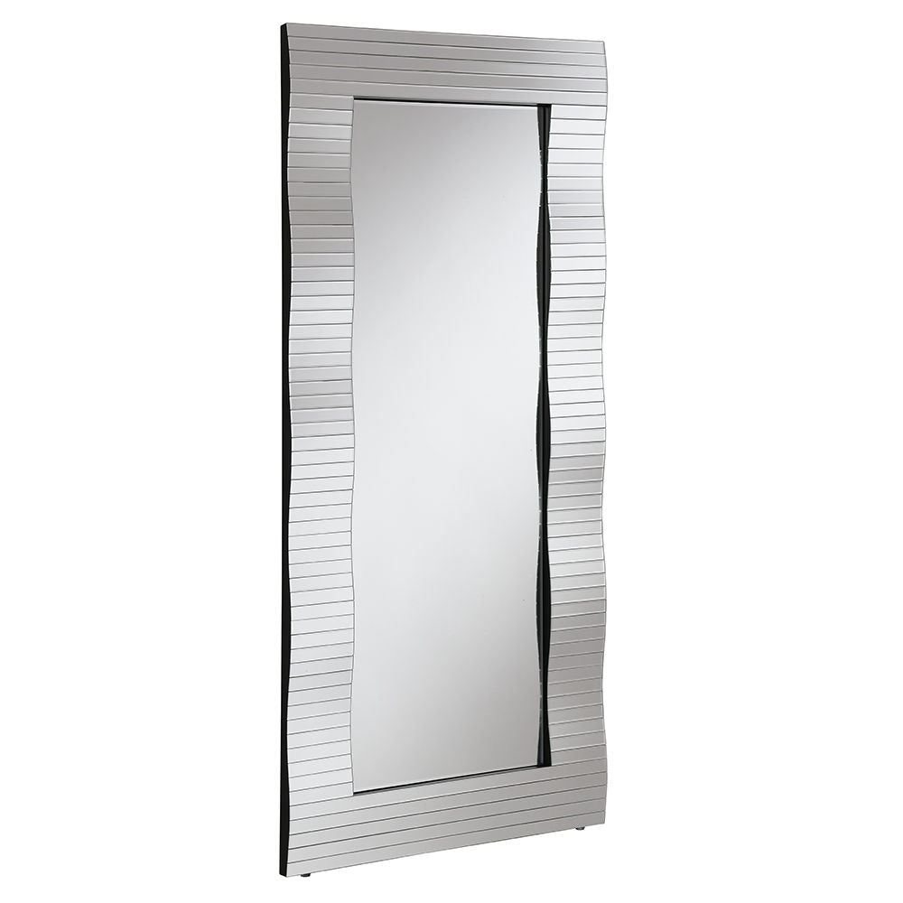 Dominic - Floor Mirror - Pearl Silver ACME 
