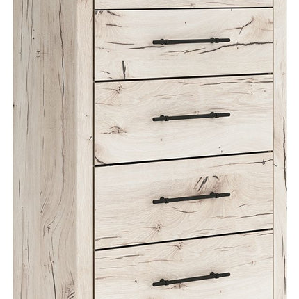 Lawroy - Light Natural - Five Drawer Chest - Tony's Home Furnishings