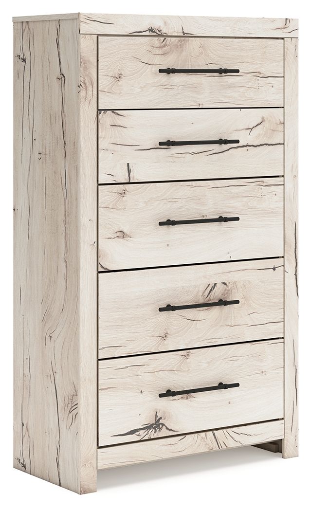 Lawroy - Light Natural - Five Drawer Chest - Tony's Home Furnishings