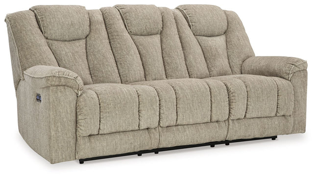 Hindmarsh - Stone - 2 Pc. - Power Reclining Sofa, Power Reclining Loveseat Signature Design by Ashley® 