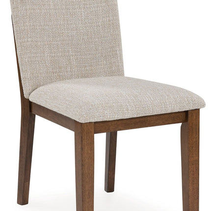 Kraeburn - Beige / Brown - Dining Upholstered Side Chair (Set of 2) Signature Design by Ashley® 