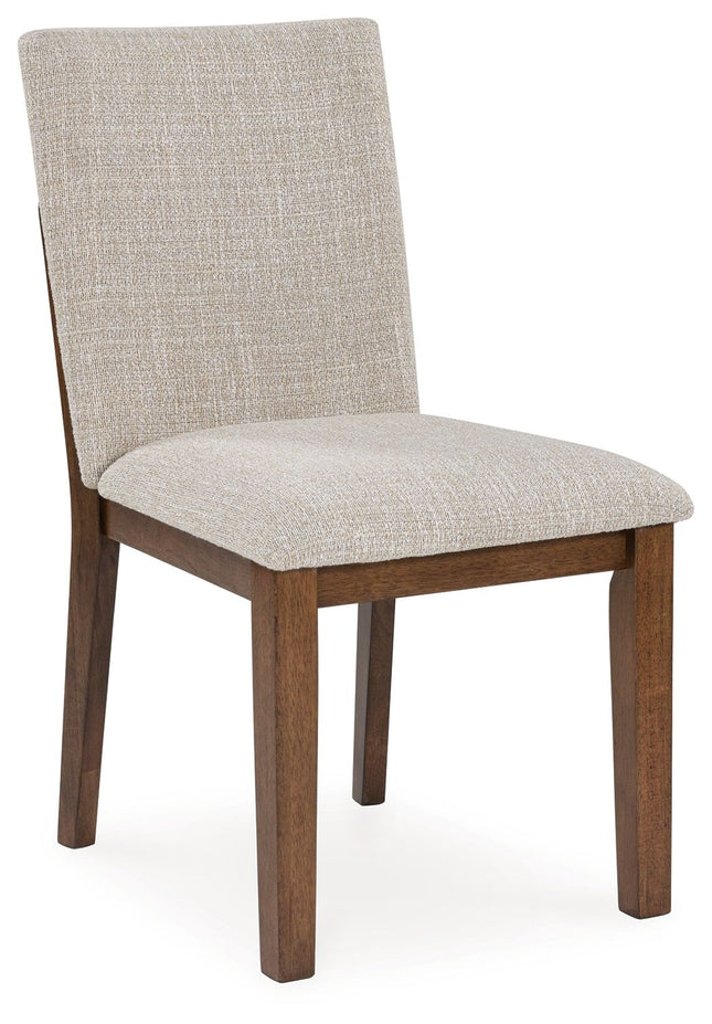 Kraeburn - Beige / Brown - Dining Upholstered Side Chair (Set of 2) Signature Design by Ashley® 