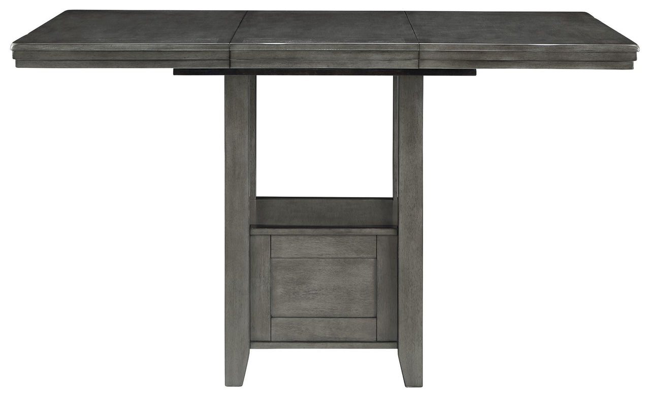 Hallanden - Gray - Rectangular Dining Room Counter Extension Table - Tony's Home Furnishings