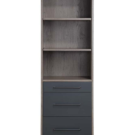 Estevon - Bookshelf - Gray Oak Finish ACME 