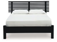 Thumbnail for Danziar - Slat Panel Bed With Low Footboard - Tony's Home Furnishings