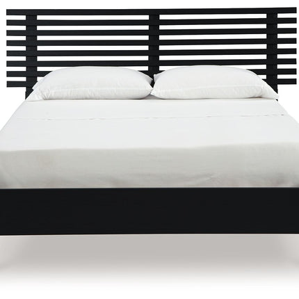 Danziar - Slat Panel Bed With Low Footboard Signature Design by Ashley® 