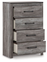 Bronyan - Dark Gray - Four Drawer Chest Signature Design by Ashley® 