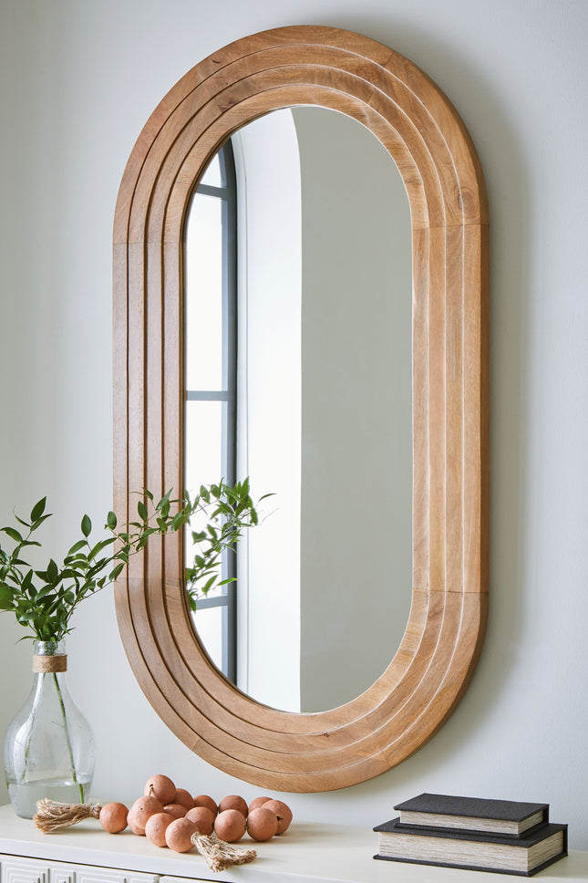 Daverly - Brown - Accent Mirror Signature Design by Ashley® 