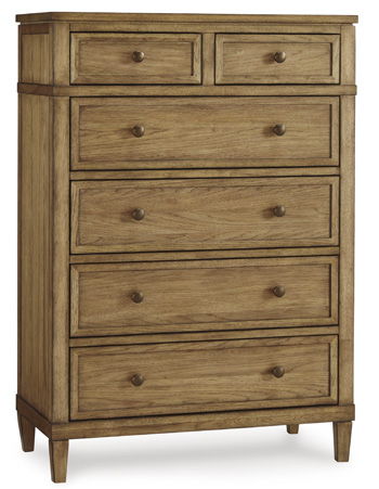 Sharlance - Brown - Six Drawer Chest Signature Design by Ashley® 