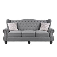 Hannes - Sofa - Gray Fabric - Tony's Home Furnishings