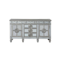 Varian - Server - Mirrored & Antique Platinum - 36