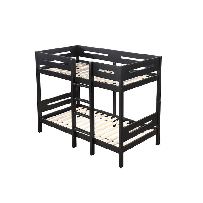 Ekko - Twin Over Twin Bunk Bed - Black ACME 