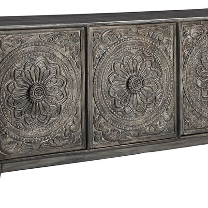 Fair - Dark Brown - Accent Cabinet Ashley Furniture 