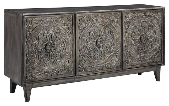 Fair - Dark Brown - Accent Cabinet Ashley Furniture 