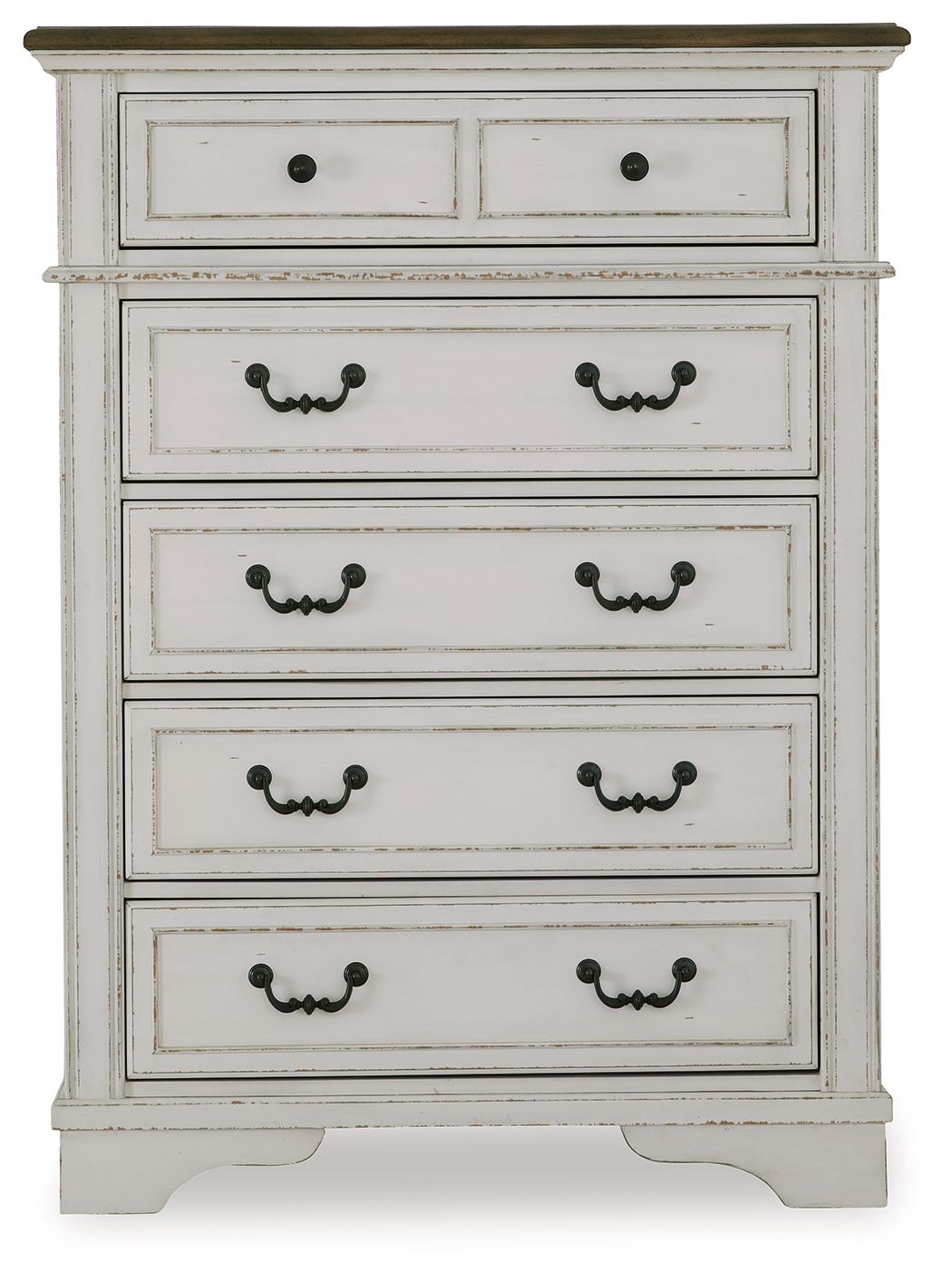 Moraway - Two-tone - Five Drawer Chest - Tony's Home Furnishings