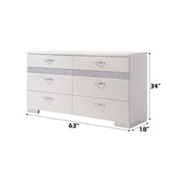 Naima II - Dresser - White High Gloss
