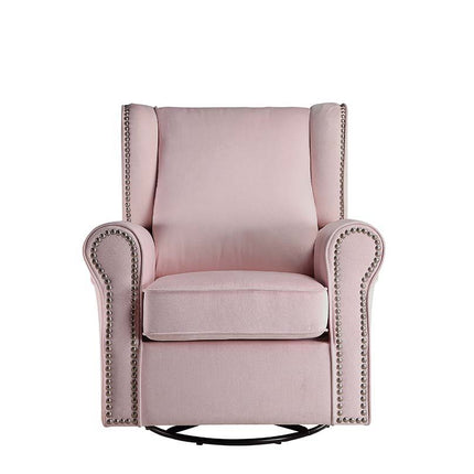 Tamaki - Swivel Chair - Pink Fabric ACME 