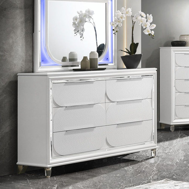 Tarian - Dresser - Pearl White - Tony's Home Furnishings