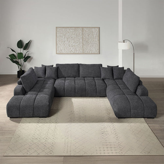 Chosen - Sectional Sofa With 3 Pillows ACME 