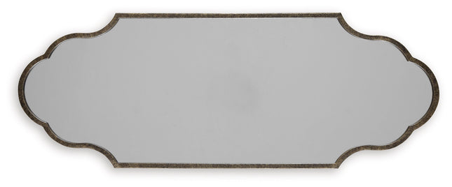 Hallgate - Antique Gold Finish - Accent Mirror Signature Design by Ashley® 