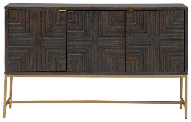 Elinmore - Brown / Gold Finish - Accent Cabinet Ashley Furniture 