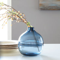 Thumbnail for Lemmitt - Navy - Vase - Tony's Home Furnishings