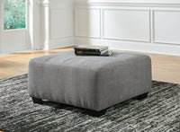Birkdale Court - Gray - Oversized Accent Ottoman Benchcraft® 