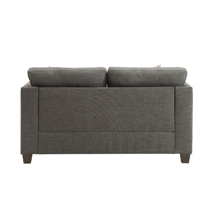 Laurissa - Loveseat - Light Charcoal Linen ACME 