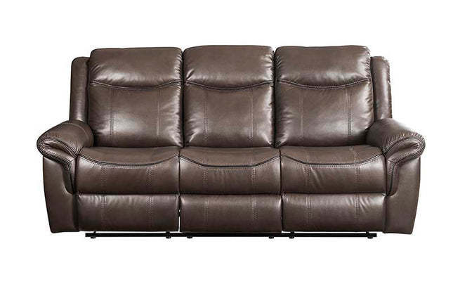 Lydia - Sofa - Brown Leather Aire ACME 