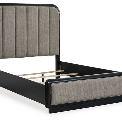 Rowanbeck - Upholstered Panel Bed Signature Design by Ashley® 