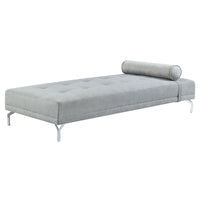 Quenti - Futon - Gray Melange Velvet ACME 
